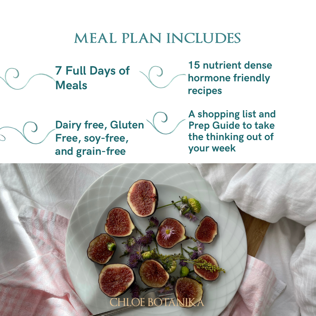 Luteal Phase Meal Plan for Hormone & Blood Sugar Balance
