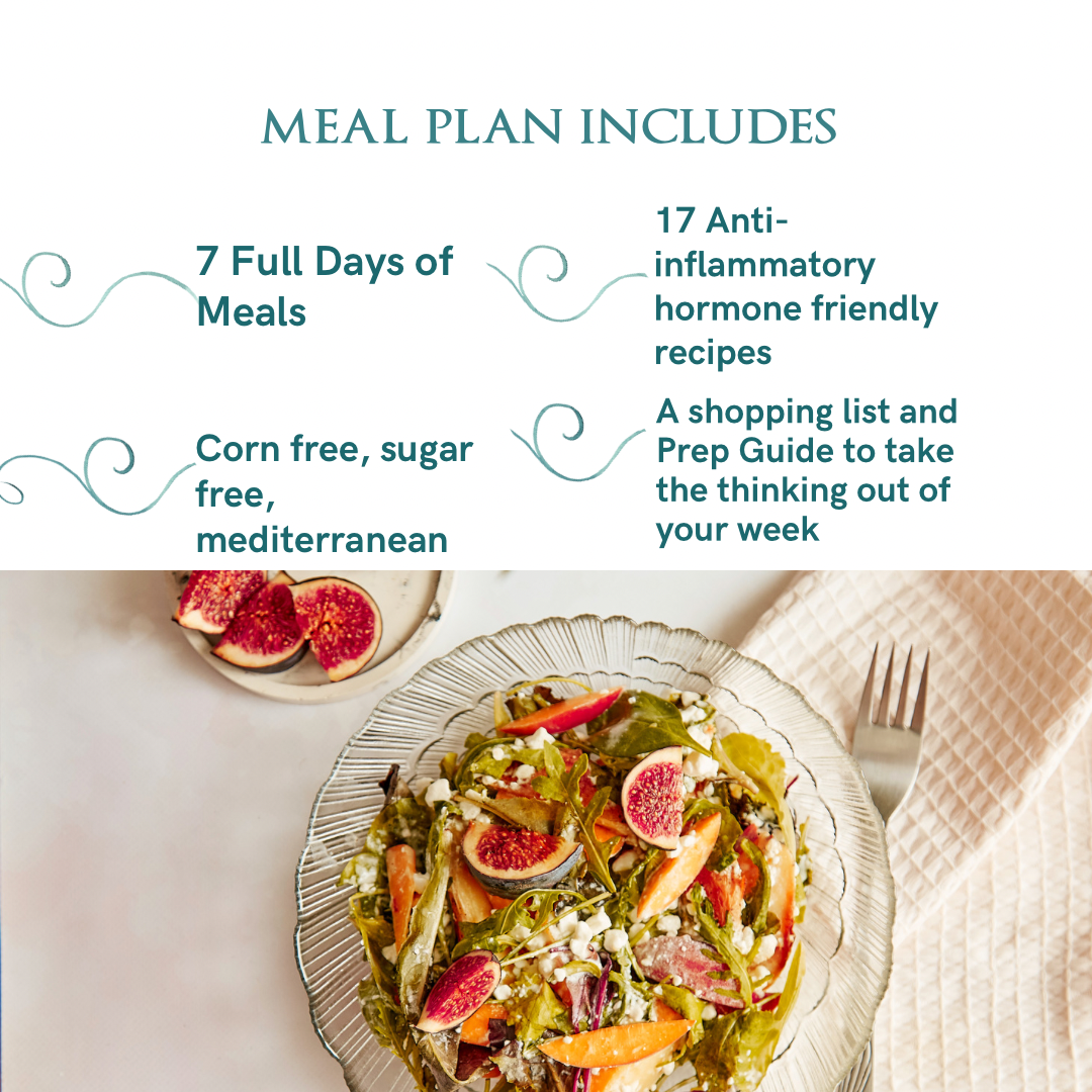 Endometriosis Diet Meal Plan Anti-Inflammatory & Hormone Support